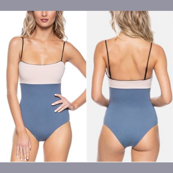 NWT‎ Tavik [ Small ] Scarlett Color blocked One-Piece Swimsuit Indigo - Picture 1 of 10